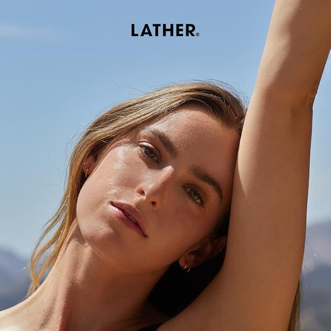 LATHER Chia Seed & Passion Fruit Face Oil - Vitamin C, E and A Boost, with Rosehip & Lavender - Lightweight & Absorbing Formula - Moisturizing for Combination, Dry, Mature & Sensitive Skin - 1 Fl Oz