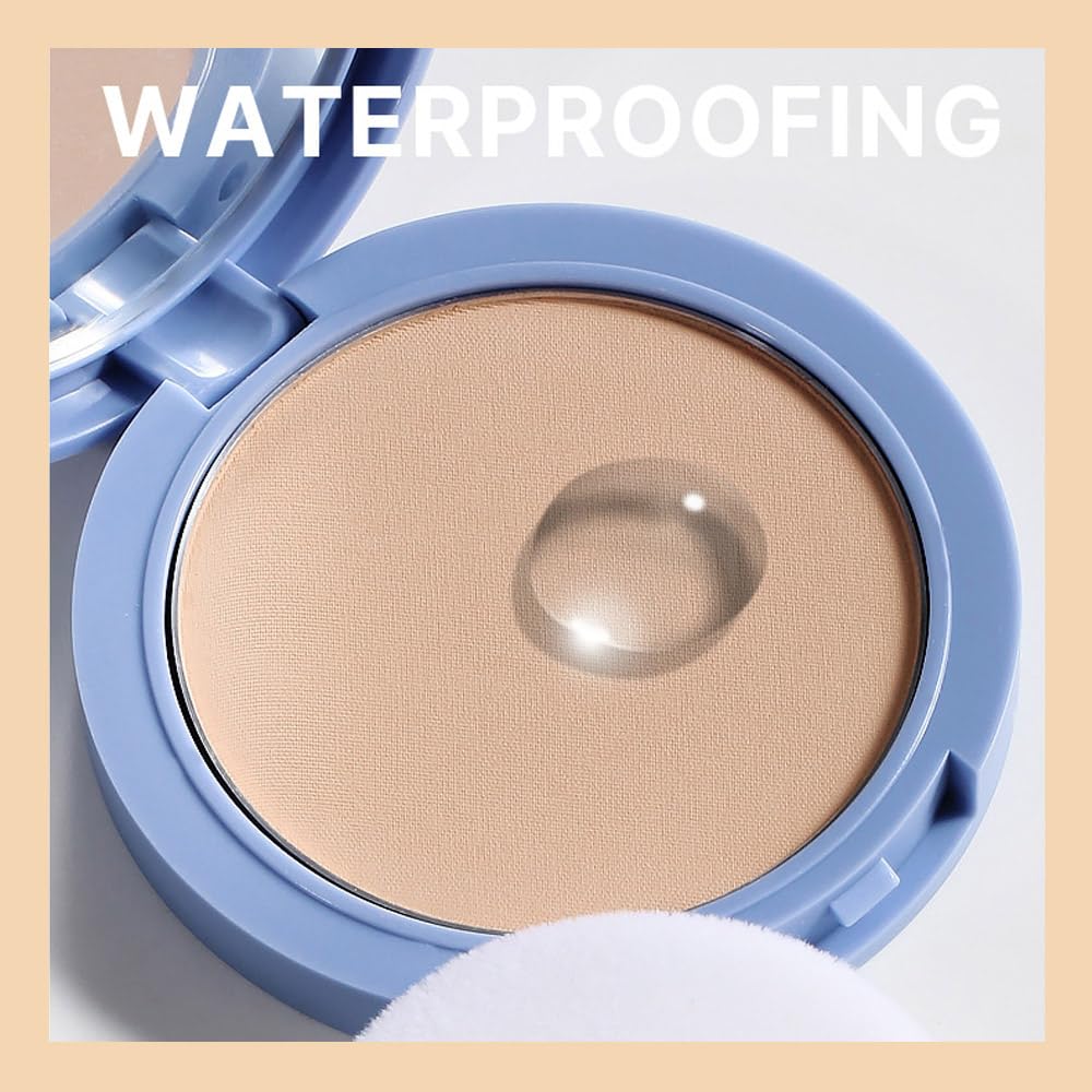 Pressed Matte Face Powder Makeup & Setting Powder for Poreless Wrinkle Blurring Contour Concealer Finishing,Lightweight,High Coverage,Shine Control, N.W 10g (03#)