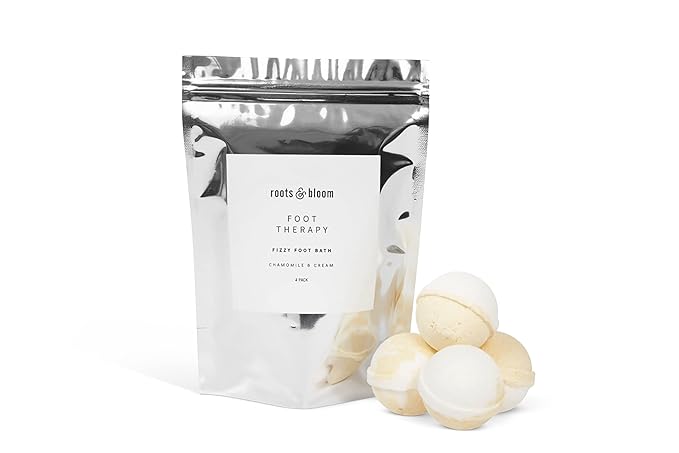 Roots & Bloom Ultra Hydrating Foot Soak to Detox and Nourish Skin and Soothe Soreness, 6 ct.