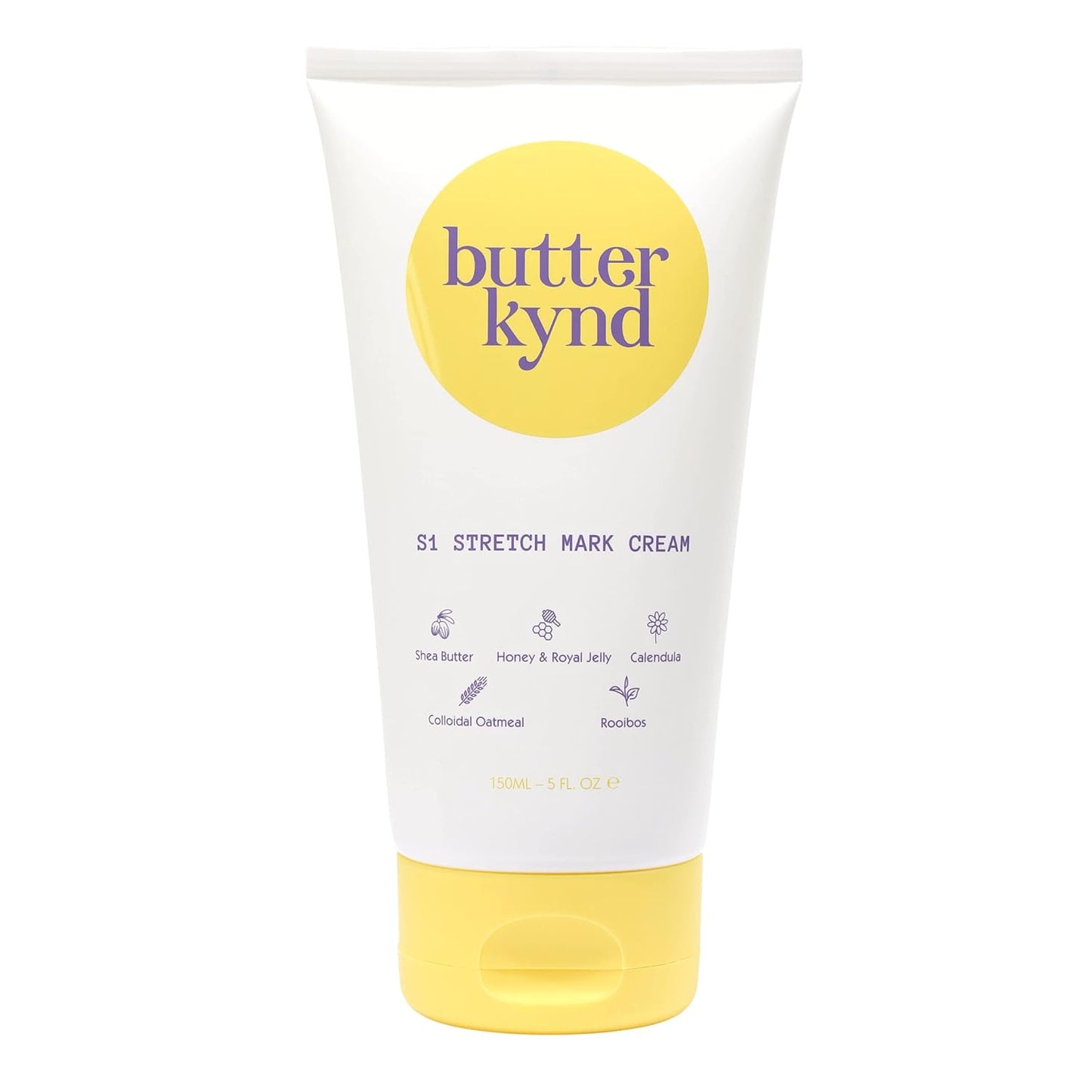 S1 Stretch Mark Cream, 150ml / 5oz, Lightweight Pregnancy Stretch Mark Cream