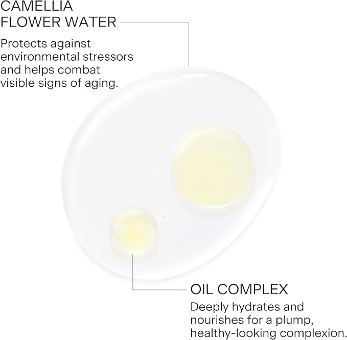 Dual Essence Camellia Hydrating Face Toner Mist (1.18 oz Travel Size) | Light & Refreshing Facial Moisturizer | Korean Skincare