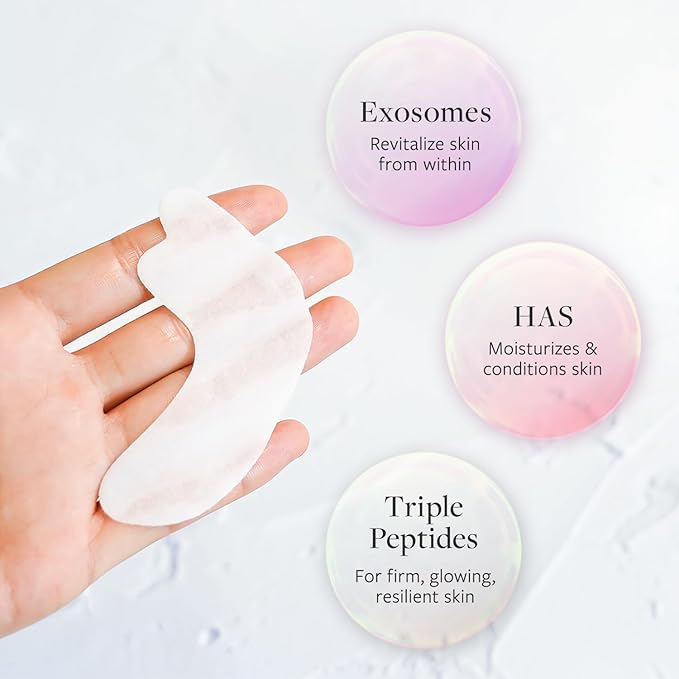 Spa Treatment HAS Stretch iSheet exo Japanese, Under Eye Patches for Puffy Eyes and Dark Circles, Eye Mask, Under Eye Masks, Wrinkles, Eyebag, Eye Masks for Dark Circles and Puffiness (7 Pairs)