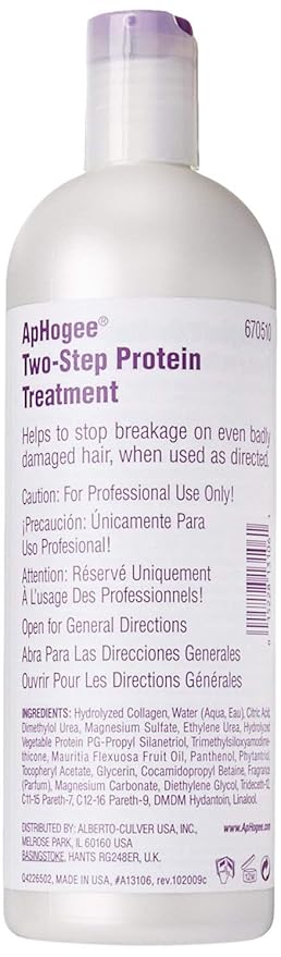 Aphogee Two-step Treatment Protein for Damaged Hair 16 oz.