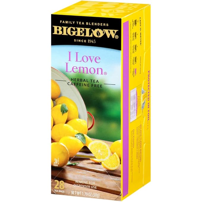 Bigelow I Love Lemon Tea Bags, Box Of 28