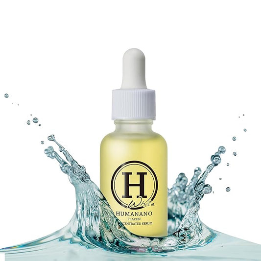 Japanese Placen Niacinamide Face Serum, 100% concentrated, EGF, FGF, "HUMANANO", Paraben Free, Alcohol Free, Mineral Oil Free, Cruelty Free (1.01 fl.oz.)