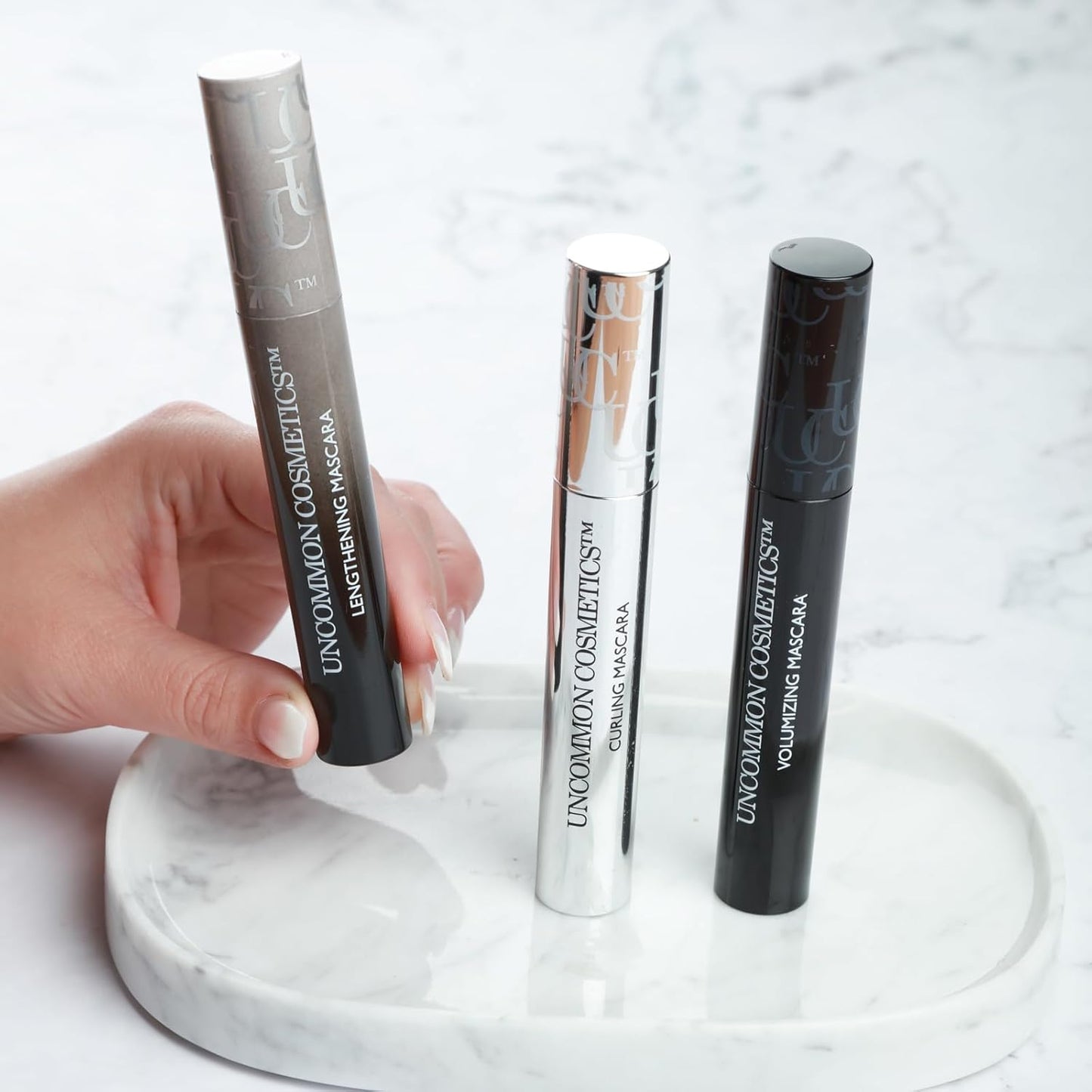 Best Of Lashes Mascara Collection Set - Smudge Proof Mascara with Volume and Length - Clump-Free, Stunning Lashes - 3 pc Gift Set