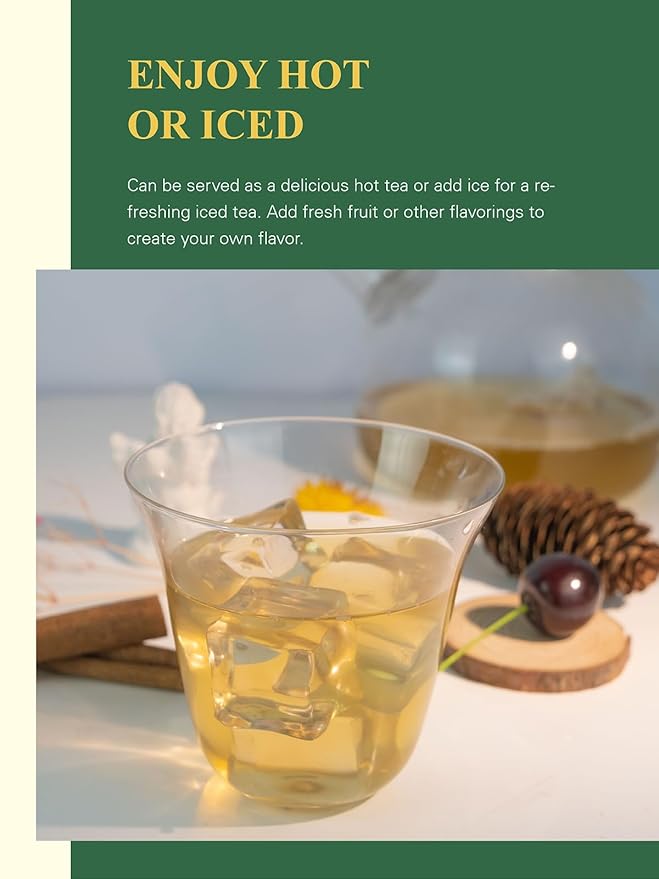 GLDNT Organic Licorice Root Tea Bags, Premium Natural Organic Licorice Tea, Warm & Natural Sweet Flavor, Caffeine Free, 100 Count