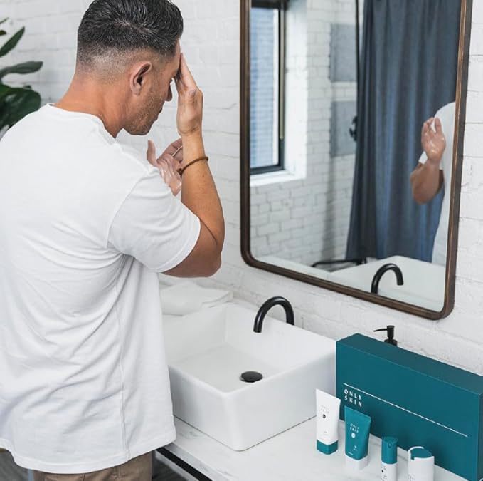 Essential Skin Care Kit, 3-Piece, Face Cleanser, Exfoliating Scrub & Day Cream Moisturizer Gift Set, Back To School Gifts