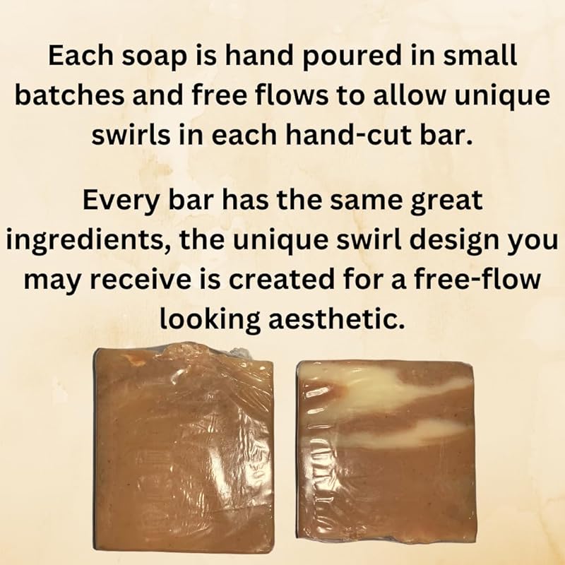 Turmeric Ginger and Honey Soap Bar Natural and Handmade Multi Bar Bundle | Gentle Cleanser for Face and Body | Help Fade Dark Marks (Turmeric 5 Bars)