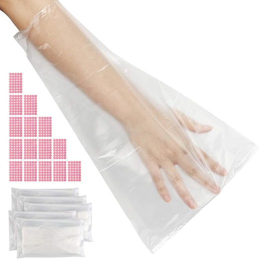 Segbeauty Paraffin Wax Bags for Hands & Feet, 500 Counts Plastic Paraffin Wax Liners, Disposable thera-py Wax Refill Sock Glove Paraffin Bath Mitt Cover for Wax treat-ment Paraffin Wax Machine