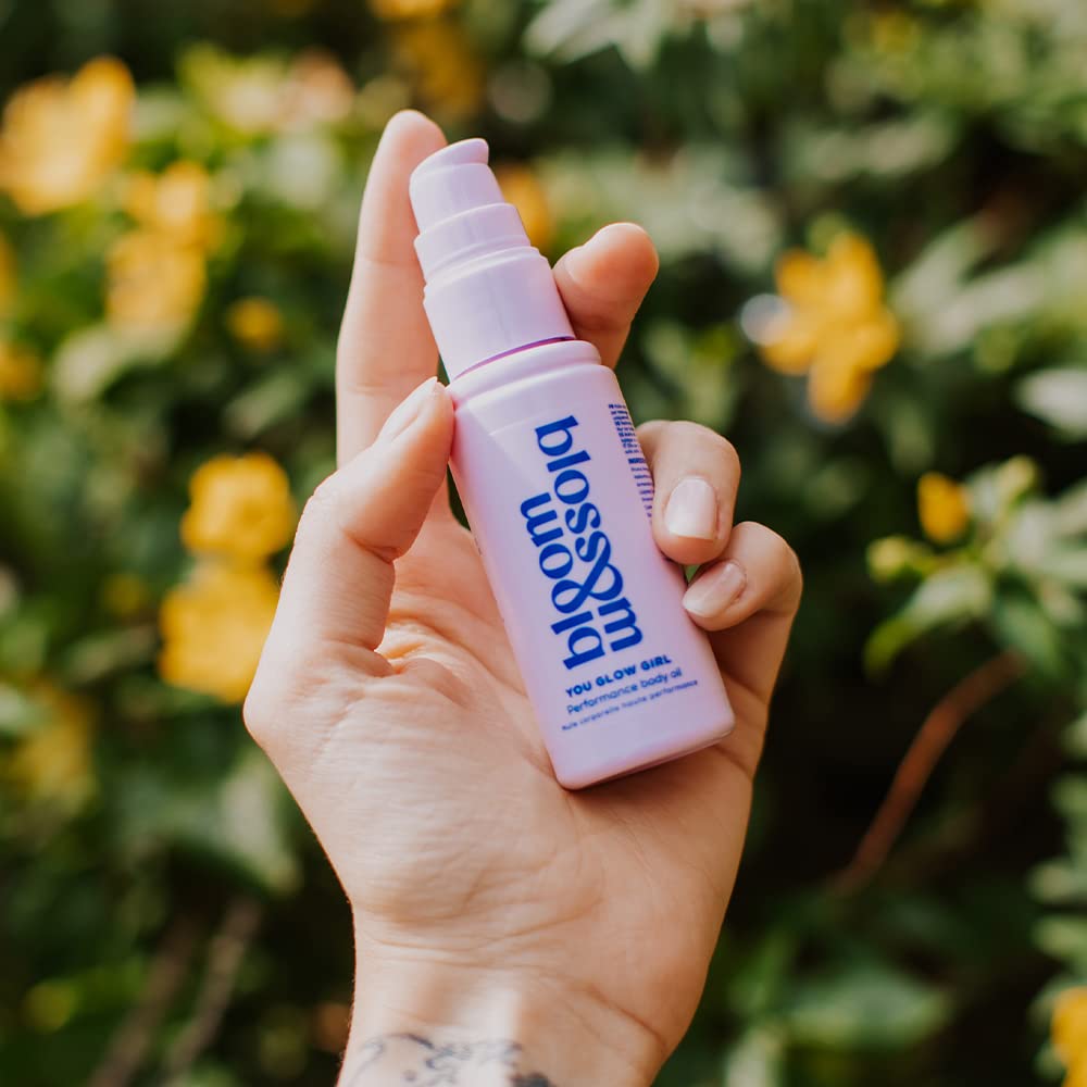 Bloom and Blossom The Glow Getter The Ultimate Body Care Set with Spritzy Toes 1.3 Fl Oz, Wonder Worker 0.84 Fl Oz and You Glow Girl 1.3 Fl Oz