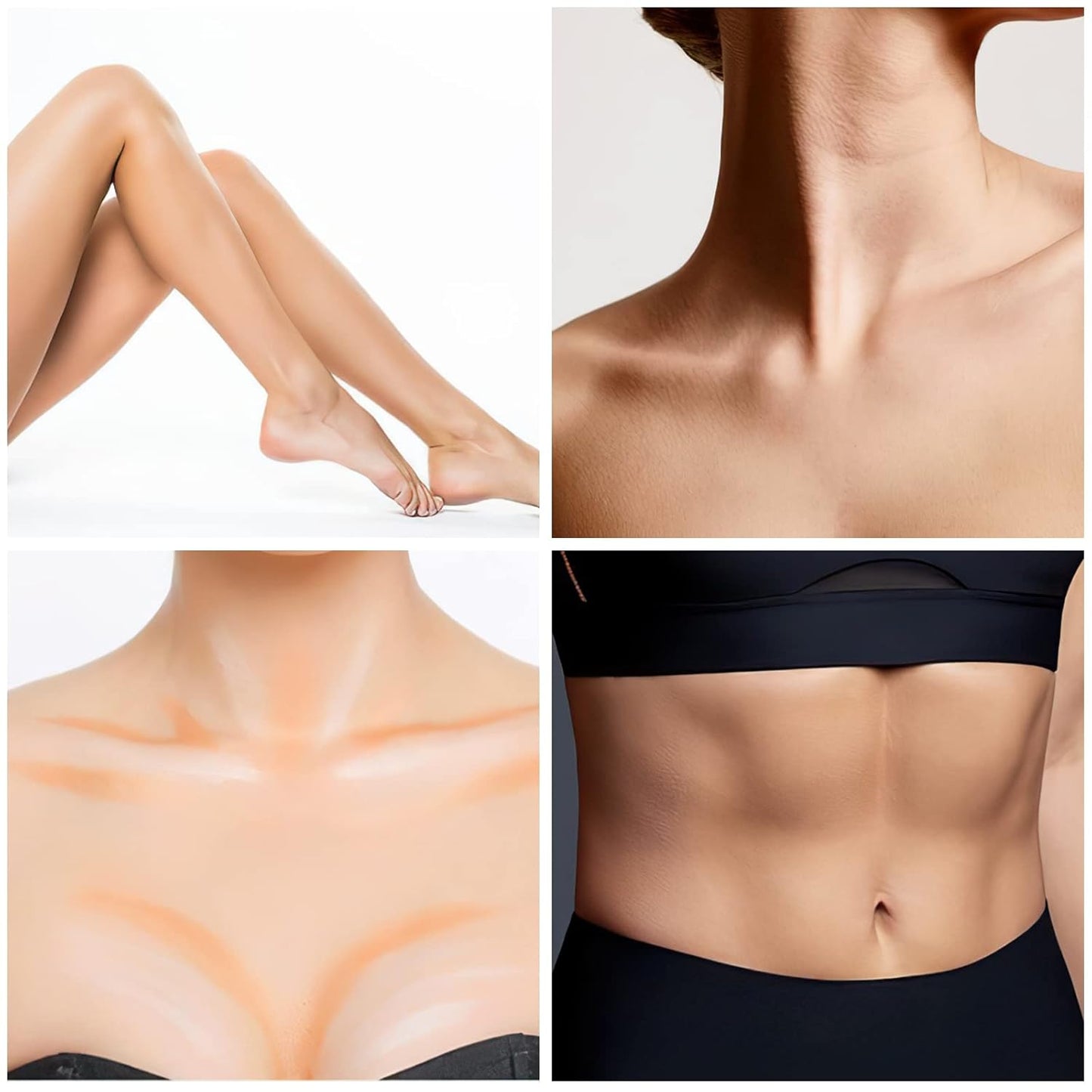 FOCALLURE 2 in 1 Cream Bronzer and Highlighter Stick,Non-greasy & Non-drying Contour Pencil,Easy to Create a Natural Matte Finishing,Long Lasting & Waterproof Face Brighten Make up Pen,VANILLA LIGHT