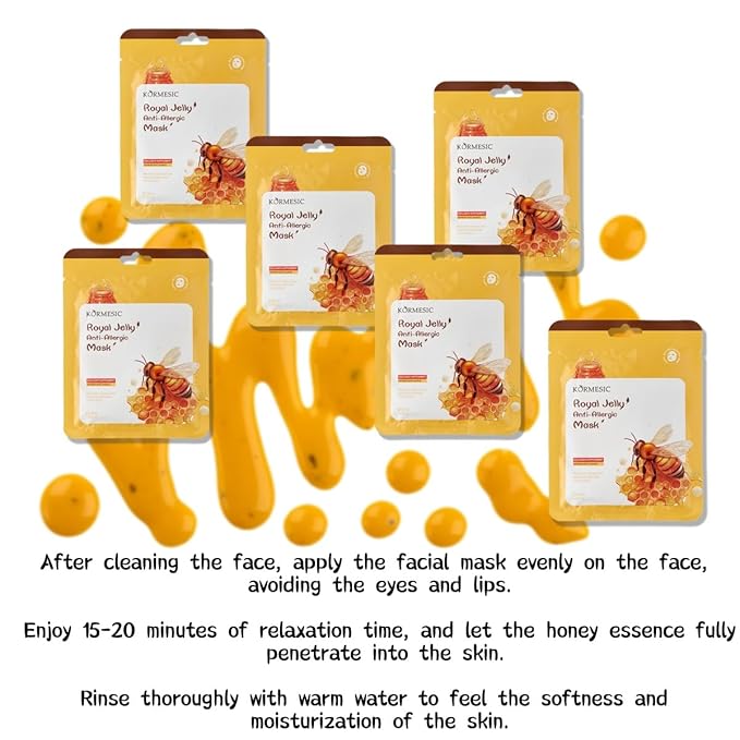 Facial mask Moisturizing face Mask - 10 Sheets, Deep Hydration, Improves Dry Skin, Sheet Mask, skincare for All Skin Types