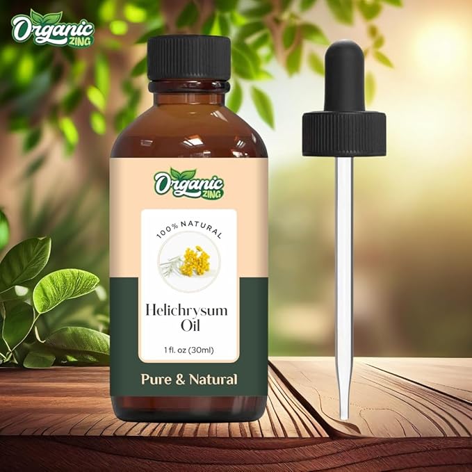 Helichrysum (Helichrysum Italicum) Oil | Pure & Natural Essential Oil for Skincare, Hair Care, Aroma & Diffuser- 30ml/1.01fl oz