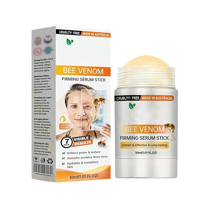 Bee Venom Firming Serum Stick,Advanced Firming & Wrinkle-Reducing Cream,Lifts and Tightens the Skin,Effectively Solving Wrinkles and Fine Lines for All Skin Types (1)