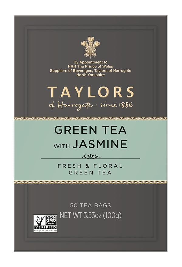 Taylors of Harrogate Green Tea with Jasmine, 50 Teabags