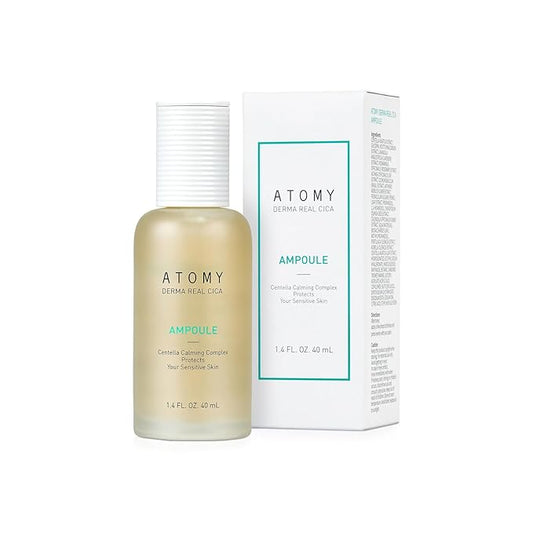 Skincare Ampoule, Soothing & Repairing Serum for ATOMY Derma Real Cica Ampoule, 1.4fl.oz.