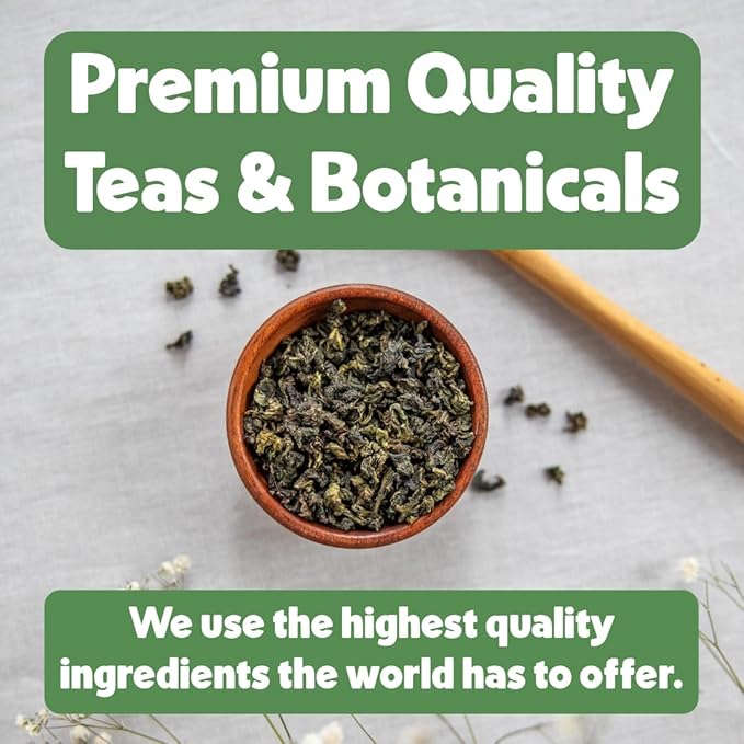 Heavenly Tea Leaves Organic Loose Leaf Herbal Tea Sampler (Approx. 90 Cups of Tea), 9 Naturally Caffeine Free Tisanes - Great Hot or Iced, Mother's Day Gifts for Mom, Health & Immune Support