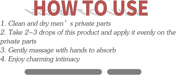 Tonisabery Enlarge Oil Red - Men's Herbal Massage Oil - Ginseng & Ginkgo Biloba Blend - 10ml