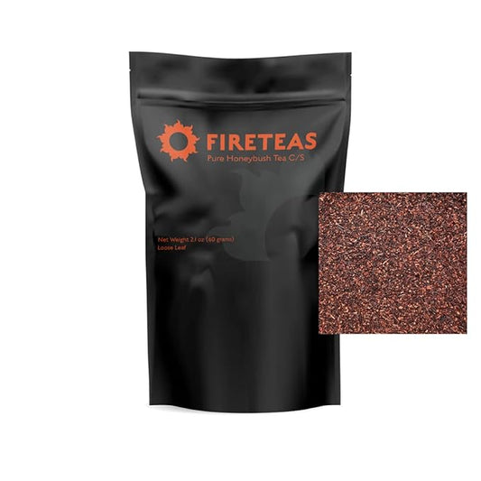 FIRE TEAS - Honeybush Loose Leaf Tea with Saffron -