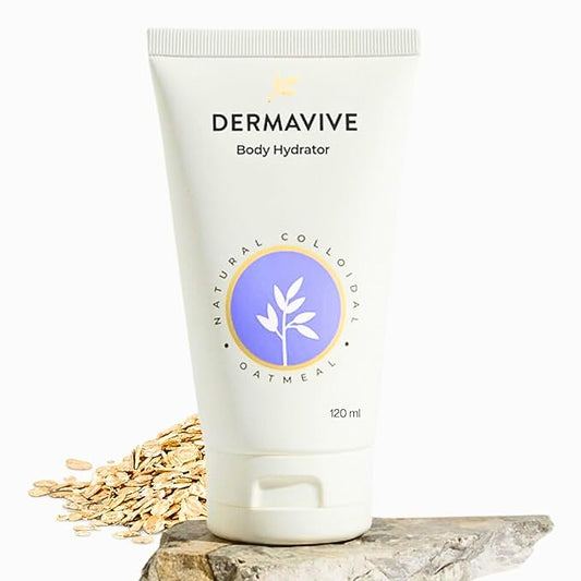 Oatmeal Body Hydrator – Colloidal Oatmeal Moisturizing Oil for Dry, Flaky & Sensitive Skin – Nourishing After-Shower Body Oil for Kids, Teens & Adults – 120ml (4.05 fl oz)