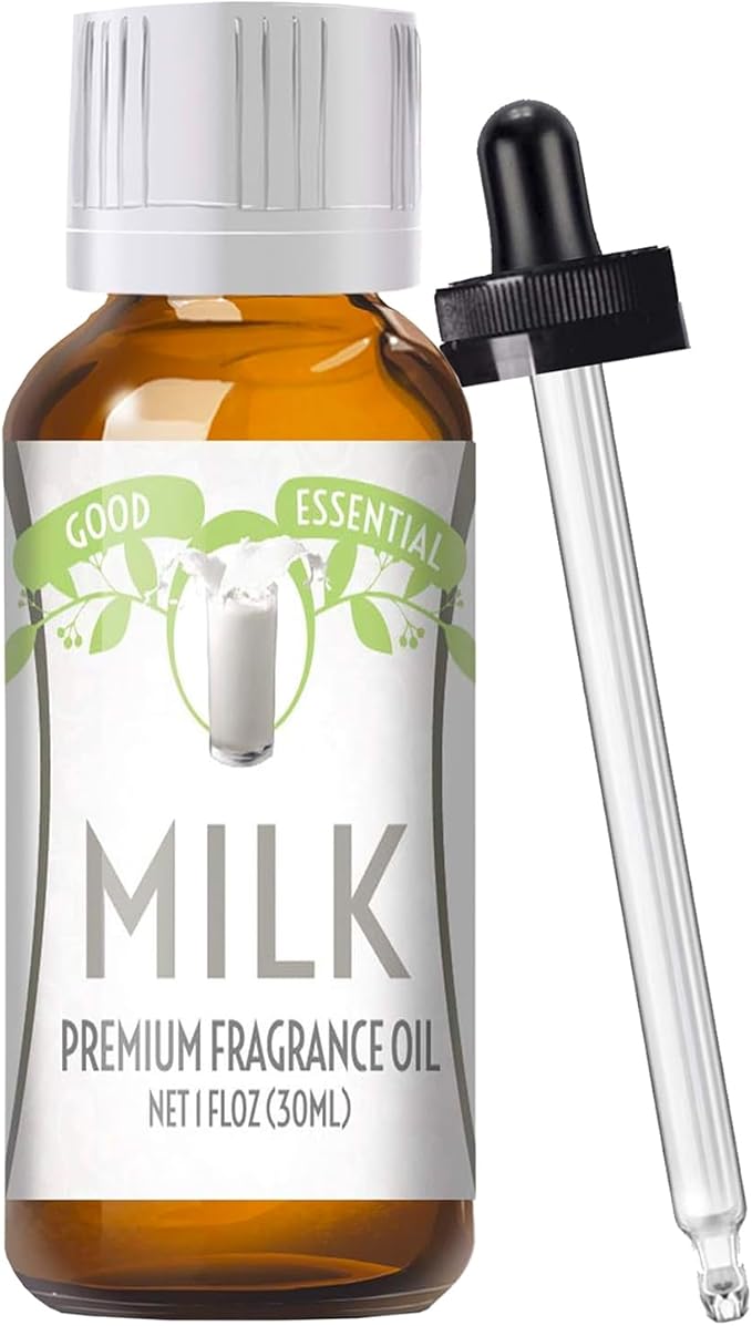 Good Essential Professional Milk Fragrance Oil, 30ml (1 fl oz) for Diffusers, Candles, Soaps, Lotions, Perfumes, and Aromatherapy