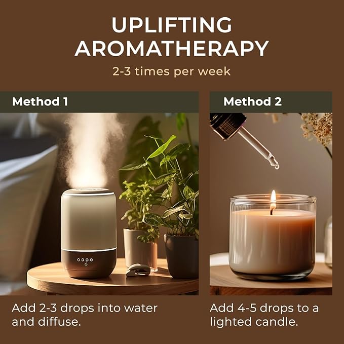 Gya Labs Patchouli Essential Oil for Skin & Diffsuer - 0.34 Fl Oz - 100% Pure Natural Patchouli Oil for Aromatherapy, Body, Perfume & Candle Making - Earthy & Spicy Scent