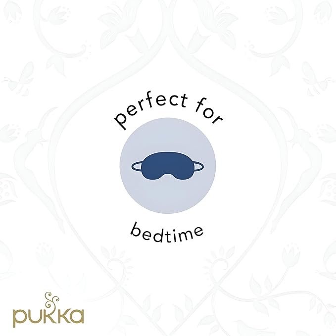 Pukka Organic Tea Bags, Night Time Herbal Tea with Chamomile, Lavender & Valerian, Perfect for Easing into a Soothing Sleep, 20 Count (Pack of 2) 40 Tea Bags