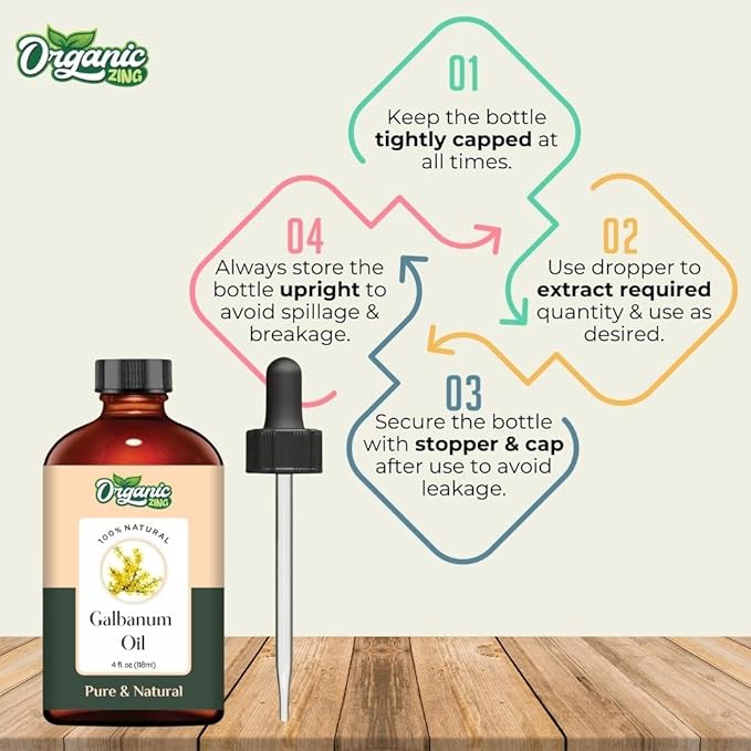 Galbanum (Tetrapleura Tetraptera) Oil | Pure & Natural Essential Oil for Skincare, Aroma and Diffusers - 118ml/3.99fl oz