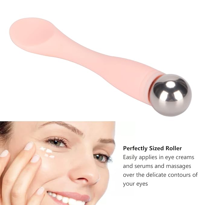 Eye Cream Applicator Wand, Eye Cream Spatula Roller Face Roller Massager Tool Eye Massage Stick for Reducing Puffiness Wrinkle