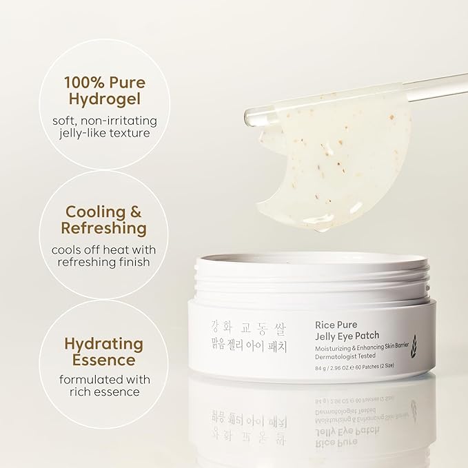 THANKYOU FARMER Rice Pure Jelly Eye Patch 60 Patches