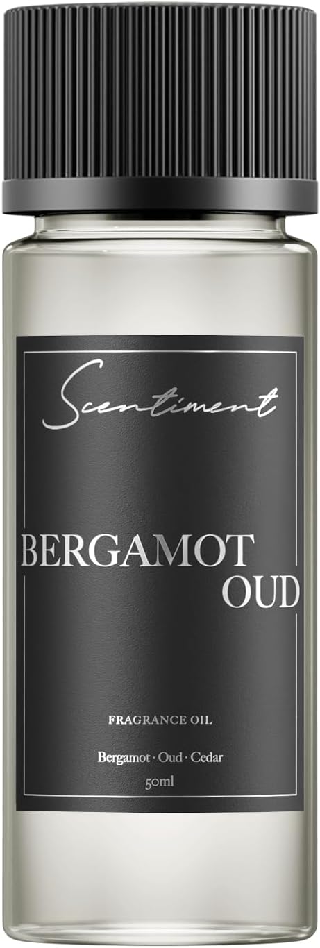 Bergamot Oud Collection Diffuser Oils | Aromatherapy Home Fragrance | Luxurious Scent with Notes of Orange, Bergamot, Oud, 50ml