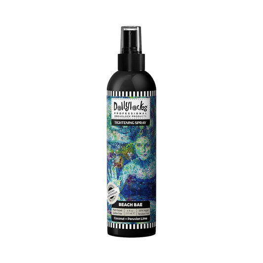Dollylocks Tightening Spray – The Original Dreadlock Tightening Spray, Residue-Free, Coconut Lime (Beach Bae Scent, 8oz)