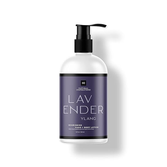Natural Inspirations Lavender Ylang Nourishing Hand + Body Lotion 12oz