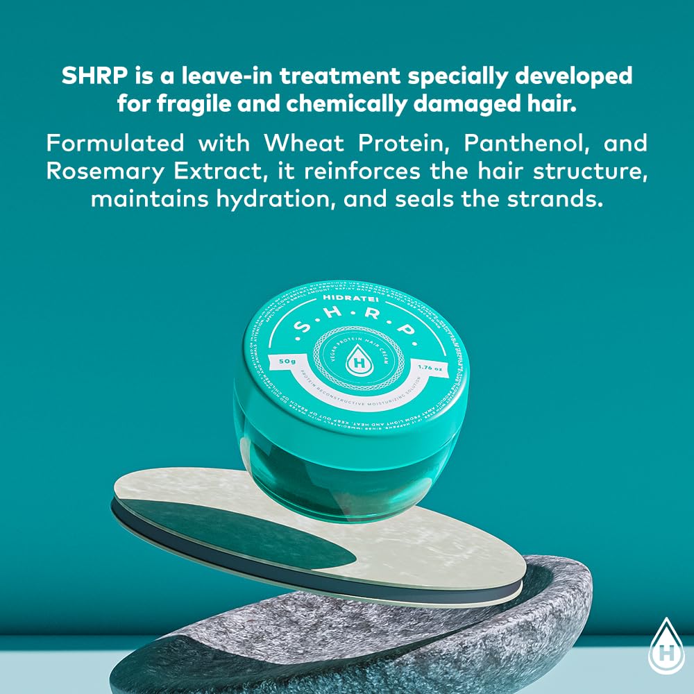 Brazilian Beauty Hair Protein Cream | Damaged & Dry Hair Treatment | Split End Repair | Deep Hydration | Leave in Treatment | Moisturize and Shine | Hair Repair 1.76 Oz.