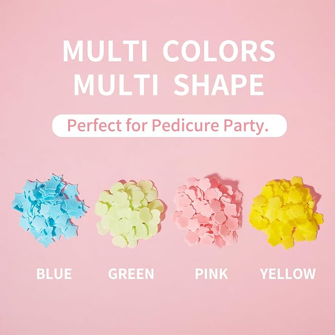 Foot Soak Flower Soap Sheets Pedicure Foot Soaks for Softens Calluses Moisturizing Relaxing Feet Pedi Party, Birthdays, Sleepovers Use (100g)