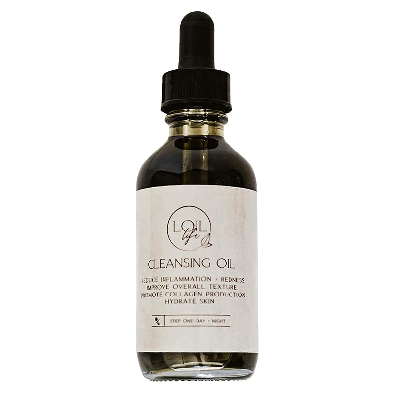 Cleansing Oil – Promotes Radiant, Healthy Skin | Natural Face Wash & Makeup Remover for All Skin Types | Deeply Moisturizing Formula | 2oz