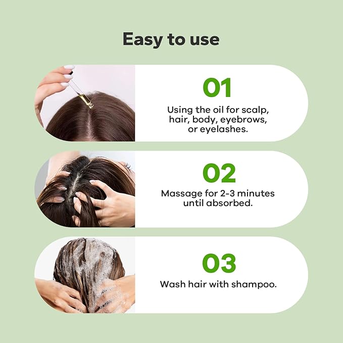 Clean And Organic Castor Oil(2.02 Fl. Oz), Cold Pressed Unrefined For Hair, Eyelashes, Eyebrow Growth, Essential Oil, Massage Oil, Hair Nourishing Oil, Deep Massage & Moisturizing For Body