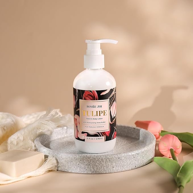 Daily Hand & Body Lotion with Moisturizing Shea Butter for All Skin Type- Tulipure - 236 ML / 8 FL OZ