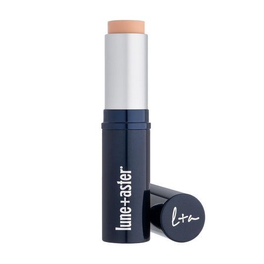Lune+Aster Dawn to Dusk Foundation Stick - Fair - A cream foundation stick infused with good-for-you ingredients that delivers long-lasting, undetectable coverage for a flawless complexion