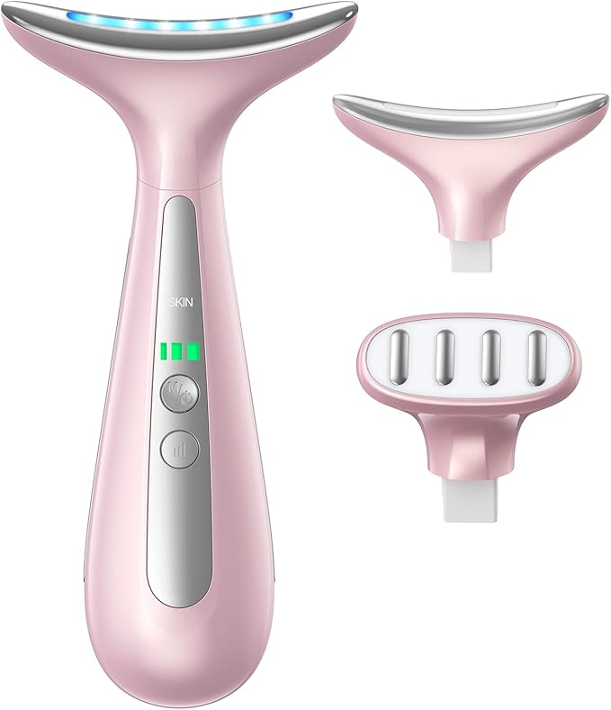 Facial and Neck Massager for Face, Neck & Eye - Skin Lifting & Firming - Wrinkle & Dark Circle Reducer - at Home Skin Care Face Sculpting Tool and Neck Massager