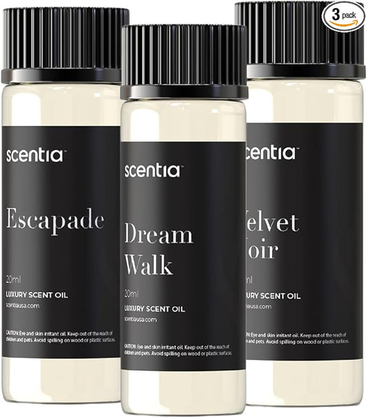 Hotel Diffuser Oil | Aromatherapy Fragrances Inspired by 5-Star Hotels | Luxurious Scents Gift Set - 3 x 20ml Bottles Set - The Edition Hotel, Ritz Carlton, Westin