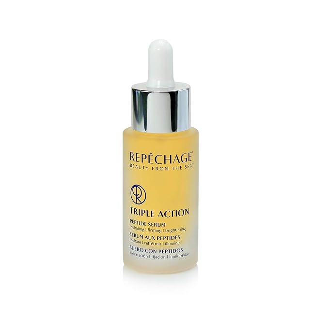 Repechage Triple Action Peptide Serum | Hydrating, Firming & Brightening | 30 ml / 1 fl oz