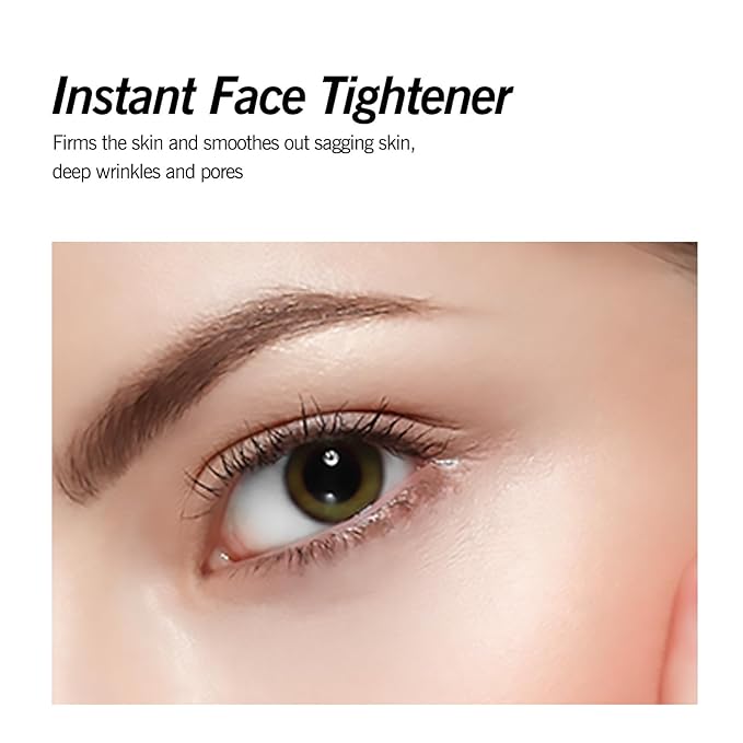 Face Tightener Temporary Eye Tightener Cream Instant Firm, Reduces Under Eye Bags and Wrinkles, Tightening and Lifting Cream, Daily Moisturizer for Women and Men