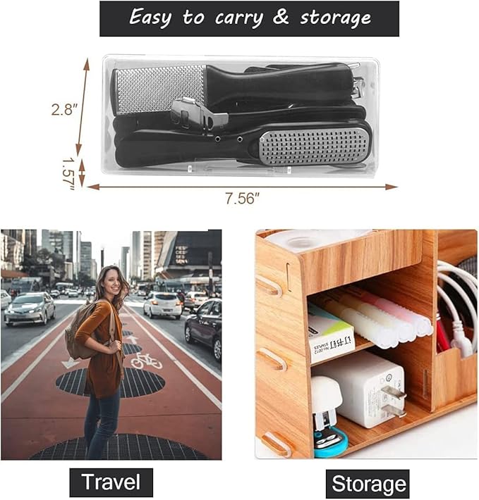 Professional Pedicure Kit, 36 in 1 Stainless Steel Foot Care Kit Foot Rasp Dead Skin Remover for Home & Salon Care, Filer