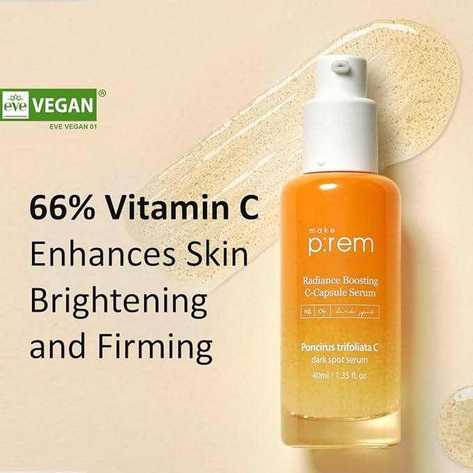 [Make p:rem] Poncirus trifoliata C Dark spot serum | Skin clearing serum | Uneven Skin Tone Treatment | Vitamin serum C face | 40ml, 1.35 fl.oz. | Make P:REM