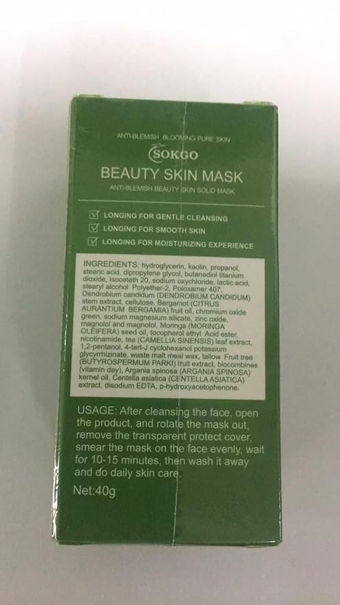 Green Tea Purifying Clay Face Mask, Face Moisturizes Oil Control Blackhead Remover Deep Clean Pore Purifying Clay Stick Deep Cleansing Mask, for All Skin Men Women (1PCS Green Tea)