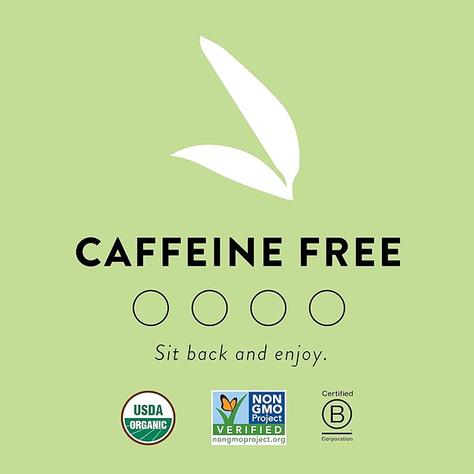 Choice Organic Mint Sage Herbal Tea, Caffeine Free, 16 Bags (Pack Of 6)