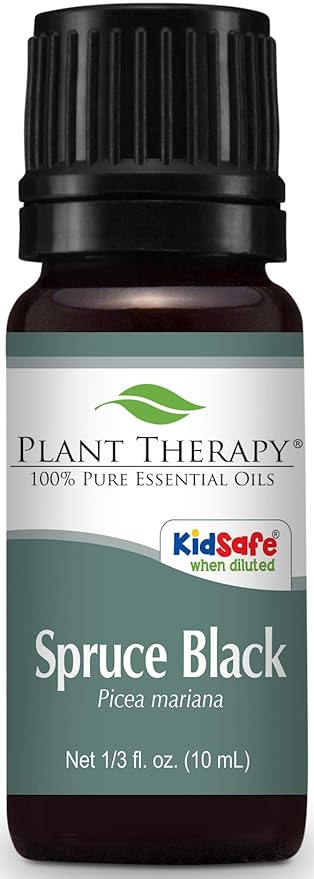 Plant Therapy Black Spruce Essential Oil 10 mL (1/3 oz) 100% Pure, Undiluted, Therapeutic Grade