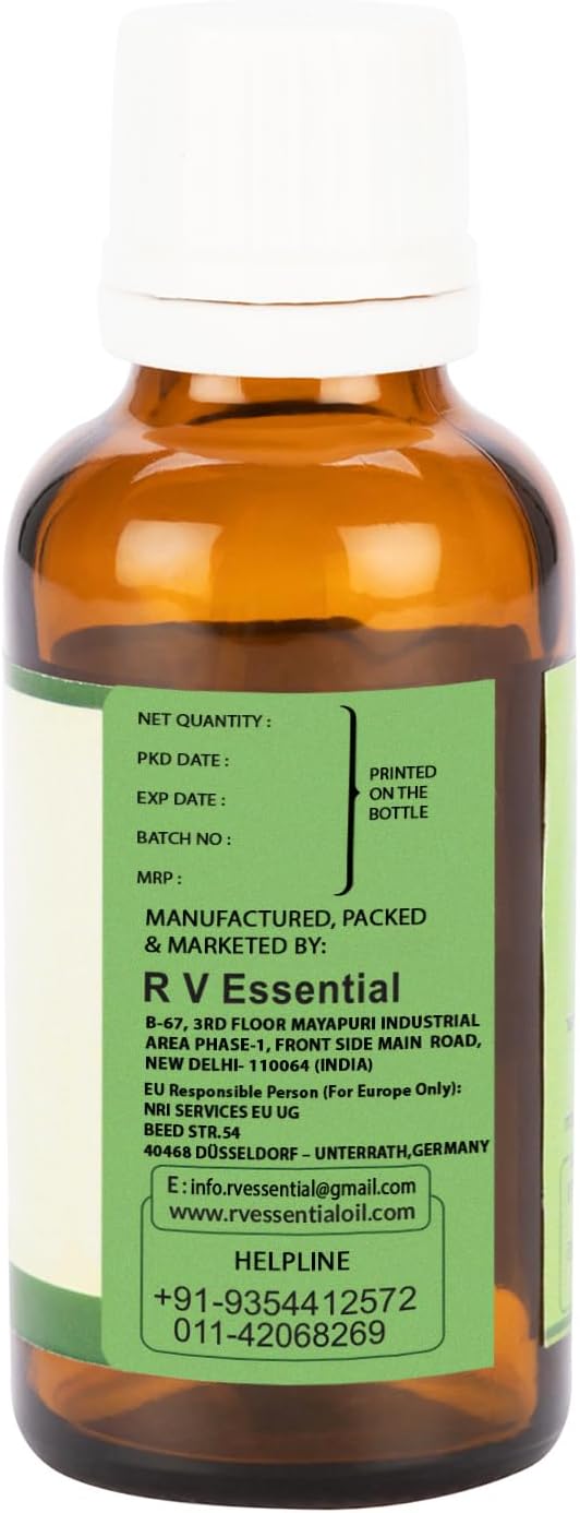 R V Essential Pure Labdanum Essential Oil 15ml (0.507oz)- Cistus Ladaniferus (100% Pure and Natural Steam Distilled)